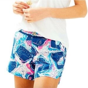 Lilly Pulitzer Indigo star struck Adie short, Size 8